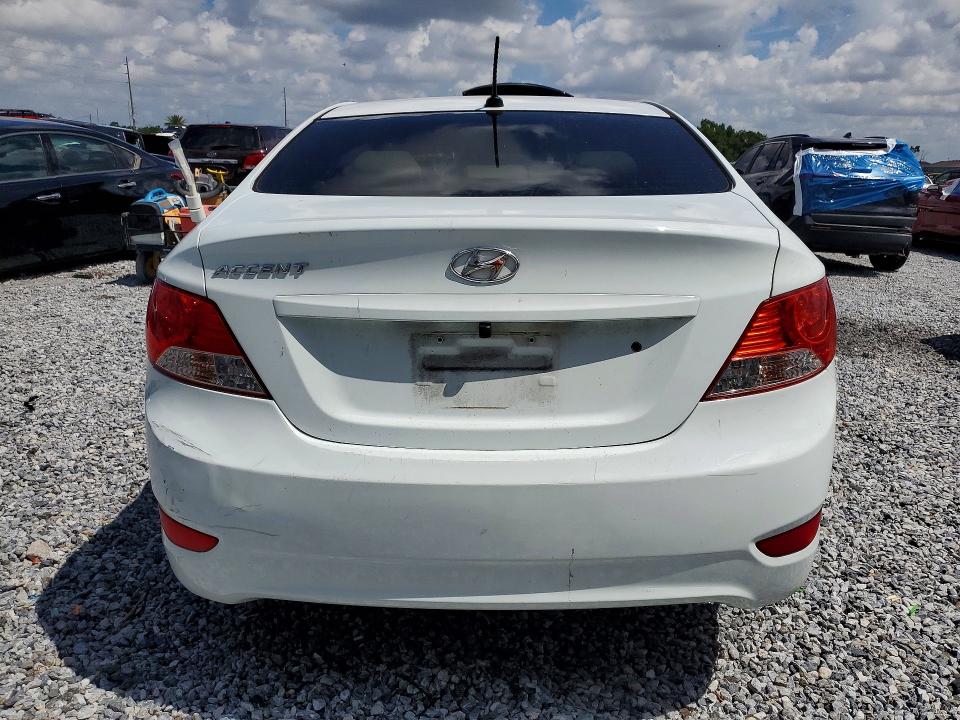 2014 Hyundai Accent VIN KMHCT4AE7EU641860 COPART salvage auction — FRONT END, Fl - Cert Of Title Slvg Rebuildable, sold $350 on 2026-07-24 (photo 6)