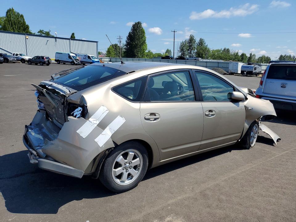 2006 Toyota Prius VIN JTDKB20U467510885 COPART salvage auction — REAR END, Or - Salvage Title Certificate, sold $300 on 2026-07-22 (photo 3)