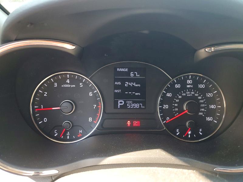 2016 Kia Forte VIN KNAFK4A65G5536483 COPART salvage auction — REAR END, Nc - Salvage Certificate Of Title, sold $1,250 on 2026-07-16 (photo 9)