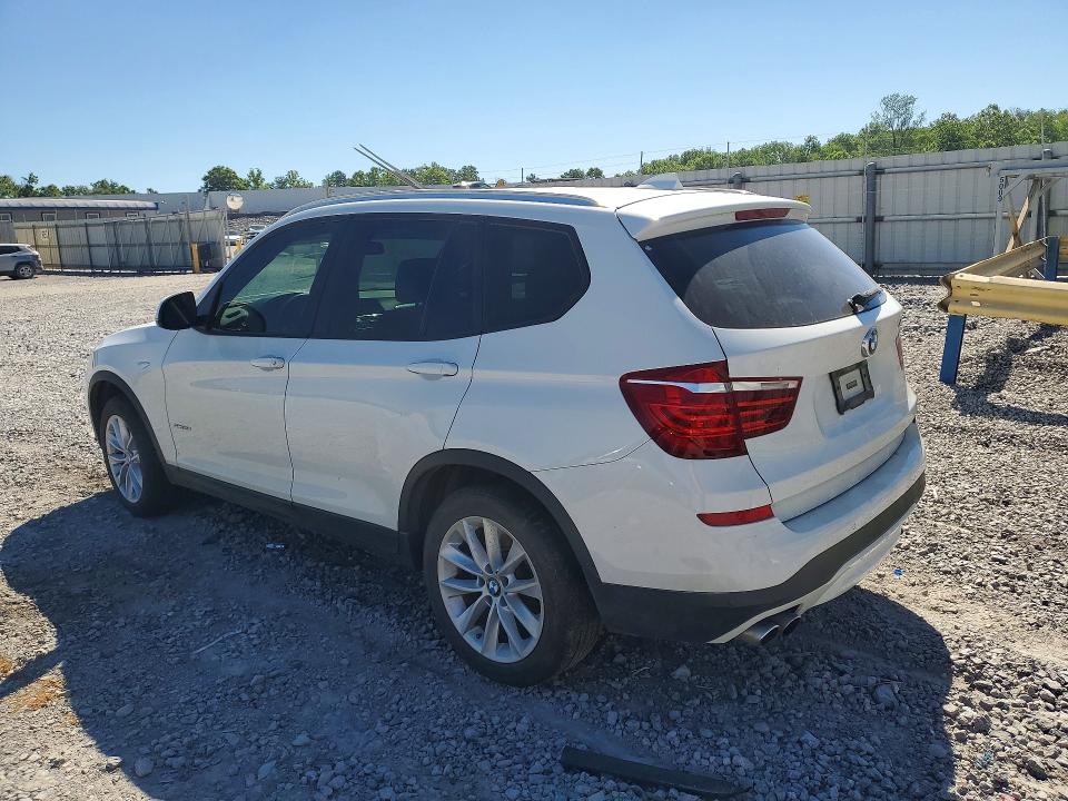 2017 BMW VIN 5UXWZ7C34H0X41714 COPART salvage auction — UNDERCARRIAGE, Al - Cert Of Title-Salvage Title, sold $2,900 on 2026-07-07 (photo 2)