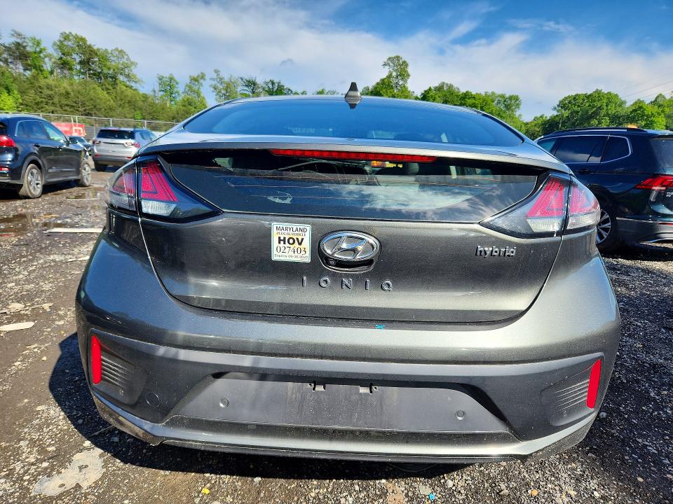 2020 Hyundai Ioniq VIN KMHC05LC9LU235764 COPART salvage auction — FRONT END, Salvage Title, sold $1,800 on 2026-07-28 (photo 6)