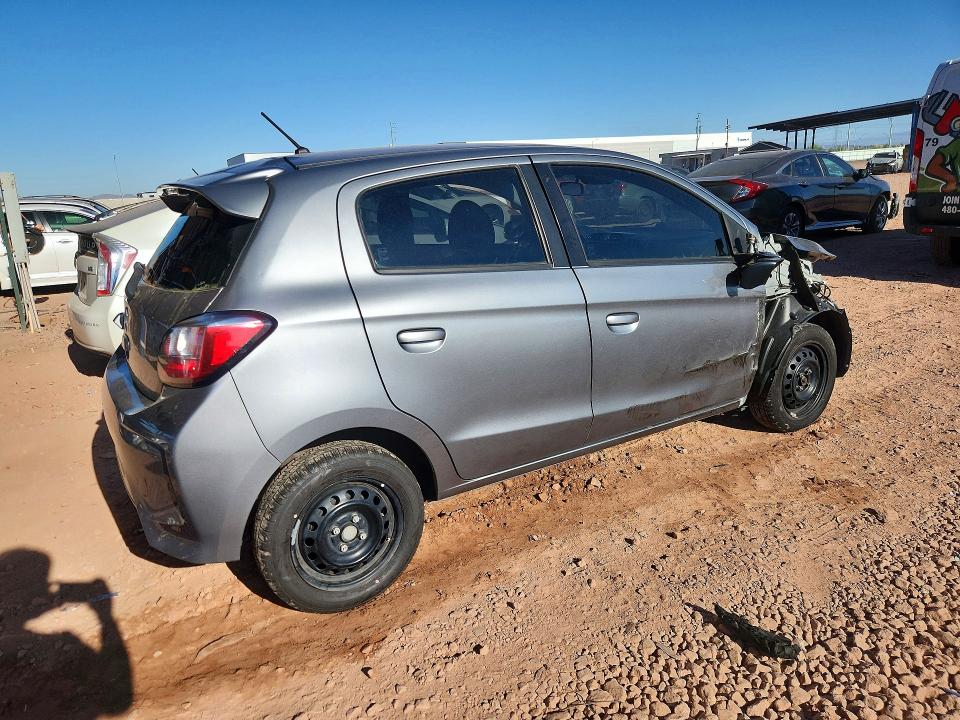 2021 Mitsubishi VIN ML32AUHJ7MH007693 COPART salvage auction — FRONT END, Az - Cert Of Title - Salvage, sold $1,900 on 2026-07-07 (photo 3)
