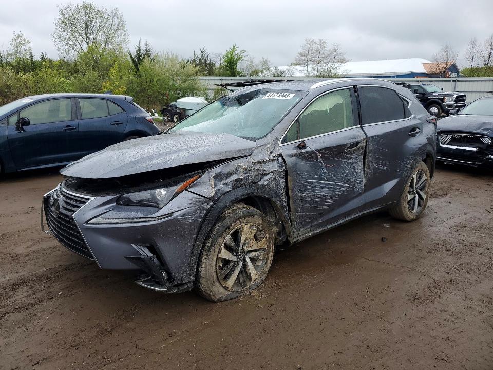 2019 Lexus Nx VIN JTJBARBZXK2196586 COPART salvage auction — ROLLOVER, Oh - Cert Of Title-Salvage, sold $3,000 on 2026-07-02 (photo 1)