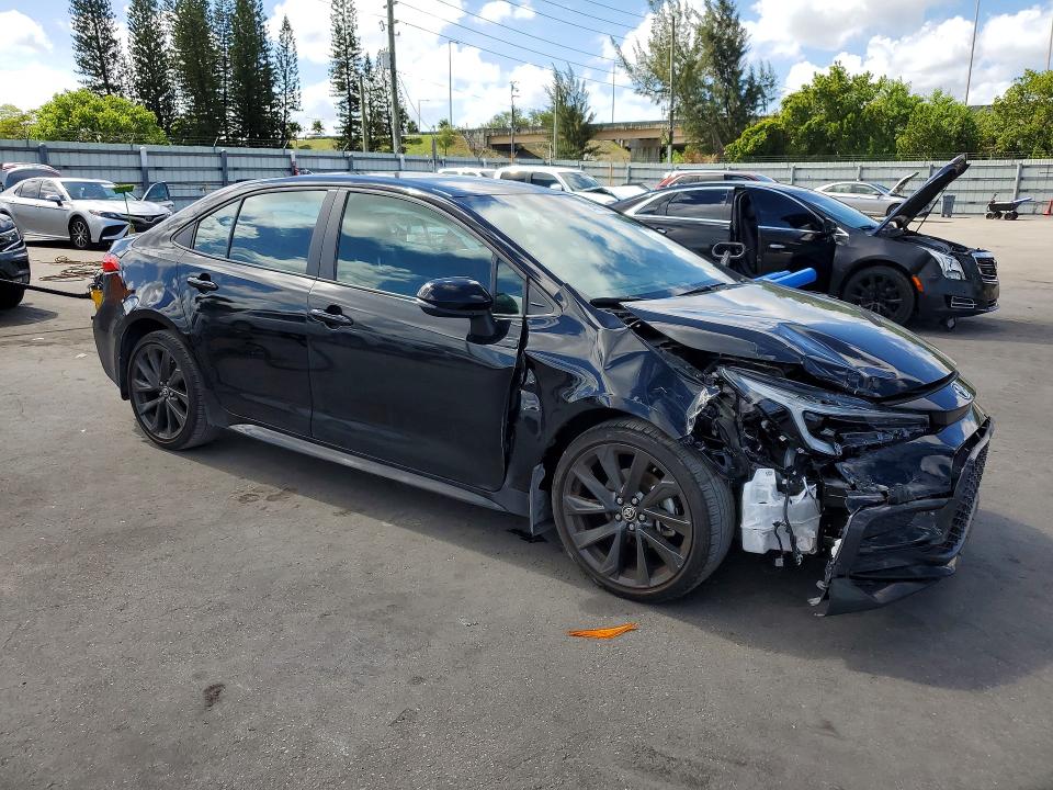 2025 Toyota Corolla VIN 5YFS4MCE9SP242239 COPART salvage auction — FRONT END, Fl - Certificate Of Destruction, sold $6,300 on 2026-07-27 (photo 4)