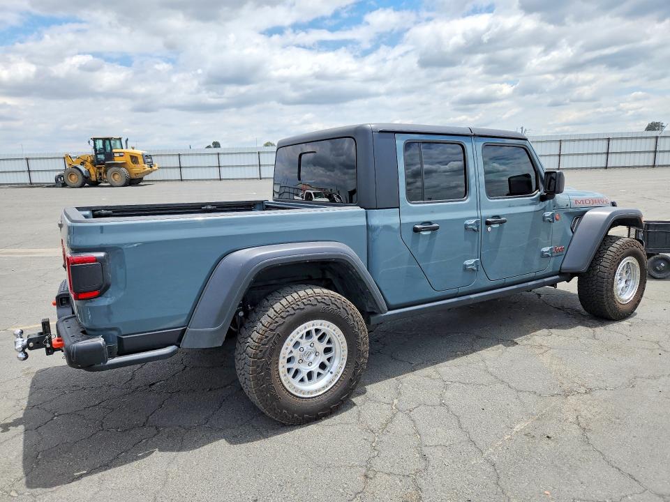 2024 Jeep Gladiator VIN 1C6JJTEG5RL123711 COPART salvage auction — VANDALISM, Ca - Certificate Of Title, sold $33,250 on 2026-07-09 (photo 3)