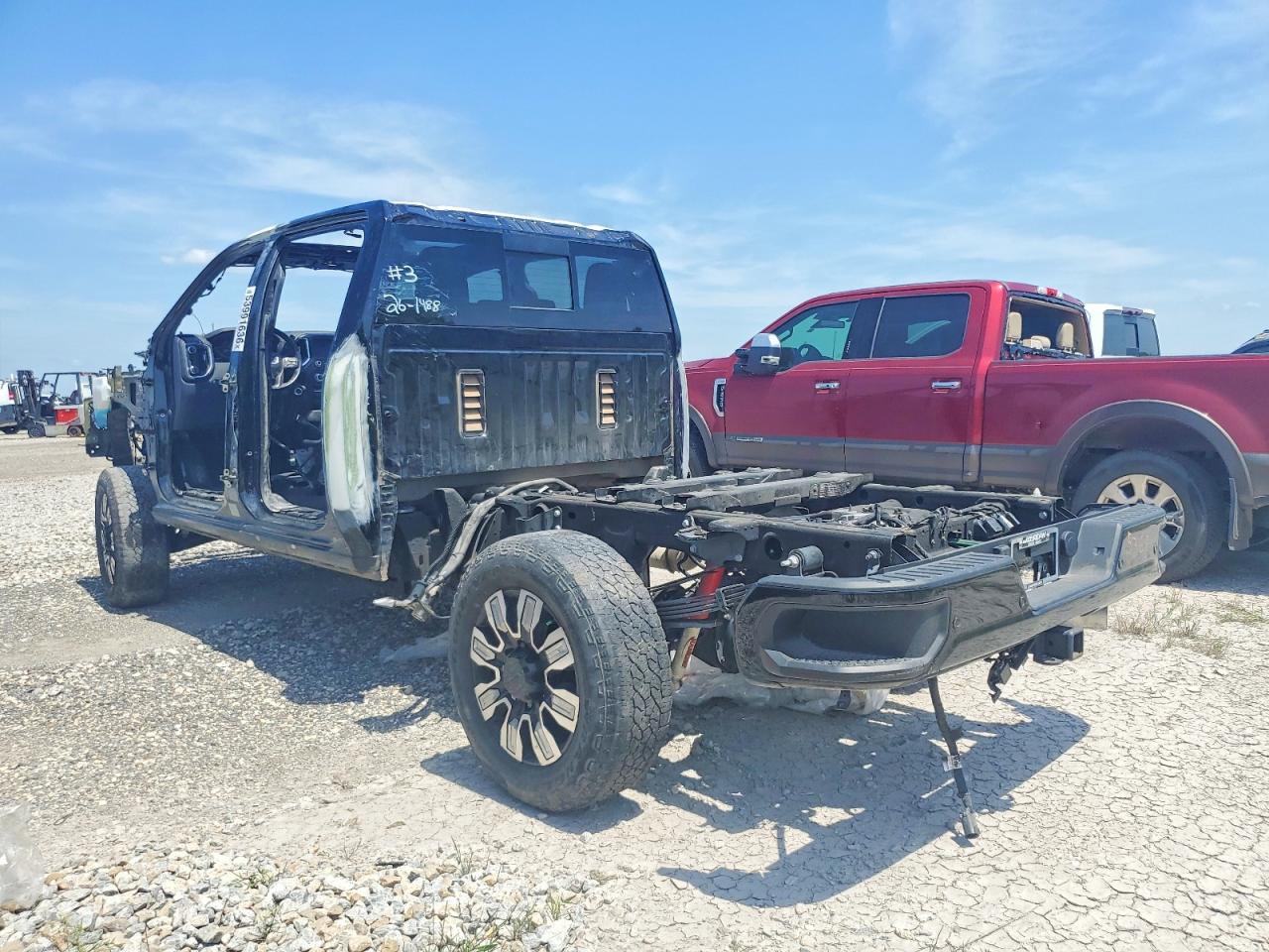 2024 Gmc VIN 1GT49YEY5RF230146 COPART salvage auction — Stripped, TX - NONREPAIRABLE TITLE (P), sold $6,700 on 2026-07-02 (photo 3)