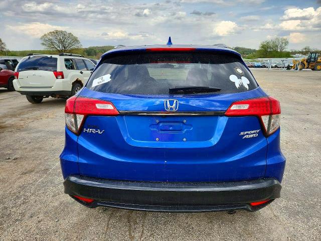 2022 Honda Hr-v VIN 3CZRU6H17NM743197 COPART salvage auction — HAIL, Wi - Cert Of Title-Salvage Vehicle, sold $8,100 on 2026-07-28 (photo 6)