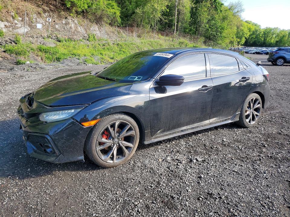 2018 Honda Civic VIN SHHFK7H91JU403406 COPART salvage auction — FRONT END, Ny - Mv-907A Salvage Certificate, sold $2,900 on 2026-07-14 (photo 1)