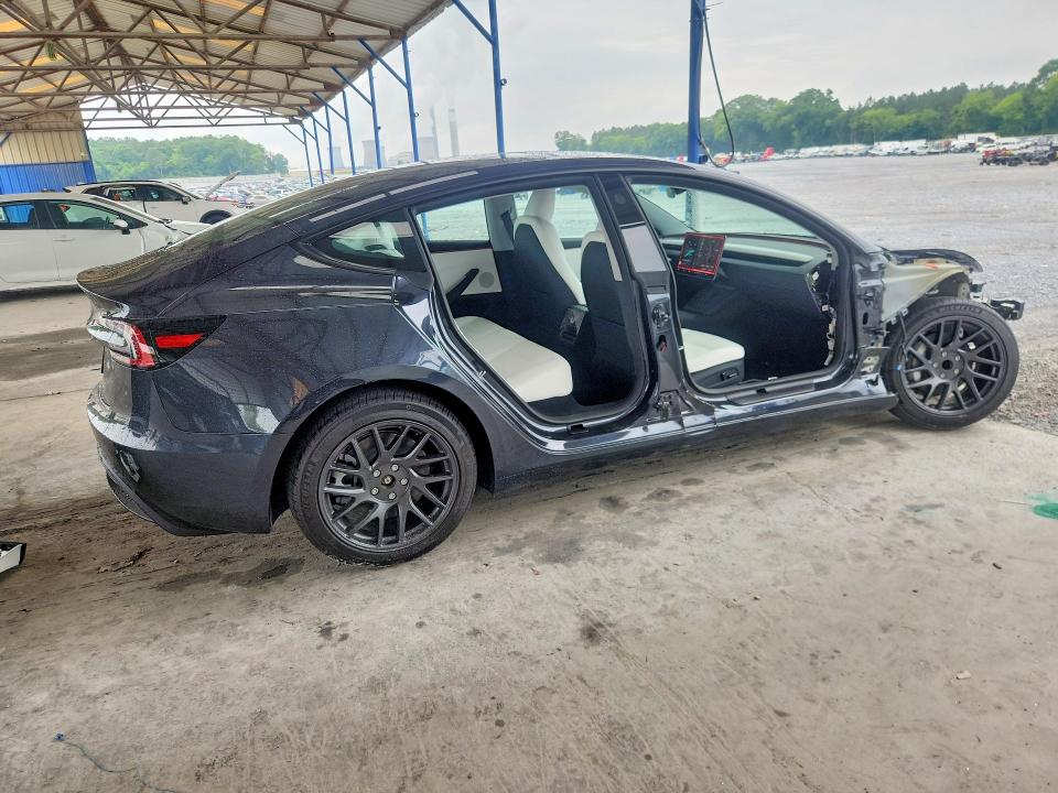 2025 Tesla Model 3 VIN 5YJ3E1EA0TF166398 COPART salvage auction — SIDE, Ga - Cert Of Title-Salvage, sold $13,900 on 2026-07-16 (photo 3)