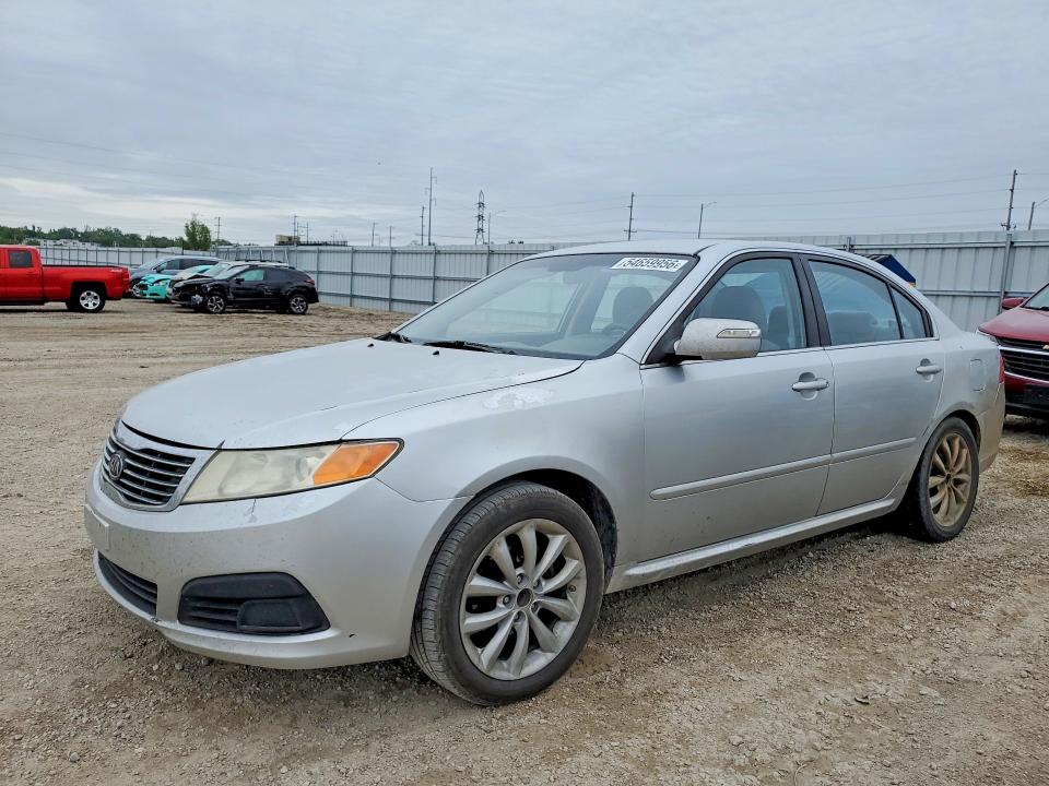 2009 Kia Optima VIN KNAGE228195282998 COPART salvage auction — HAIL, Ia - Cert Of Title-Salvage Title, sold $650 on 2026-07-15 (photo 1)