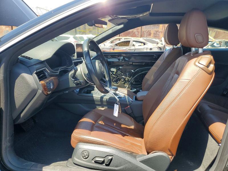 2018 Audi A5 VIN WAUPNAF56JA001252 COPART salvage auction — FRONT END, Ca - Salvage Certificate, sold $3,600 on 2026-07-06 (photo 7)