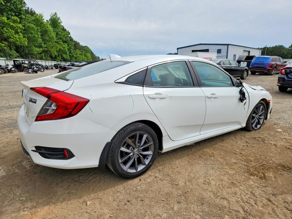 2019 Honda VIN 19XFC1F33KE014655 COPART salvage auction — FRONT END, La - Cert Of Title-Salvage, sold $4,350 on 2026-07-09 (photo 3)