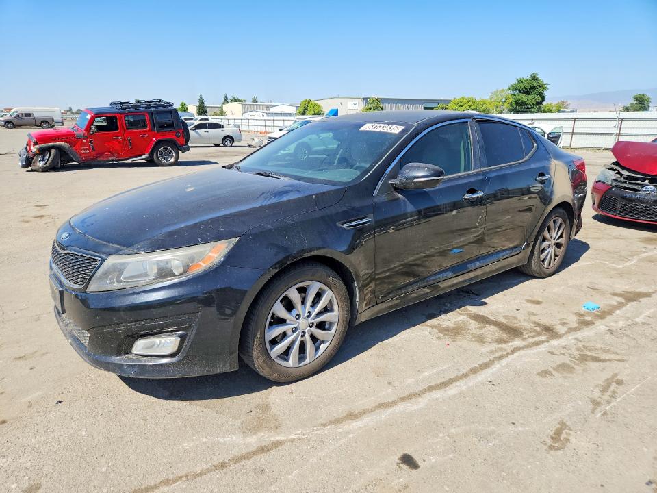 2015 Kia Optima VIN 5XXGN4A78FG414623 COPART salvage auction — SIDE, CA - CERTIFICATE OF TITLE, sold $200 on 2026-07-07 (photo 1)