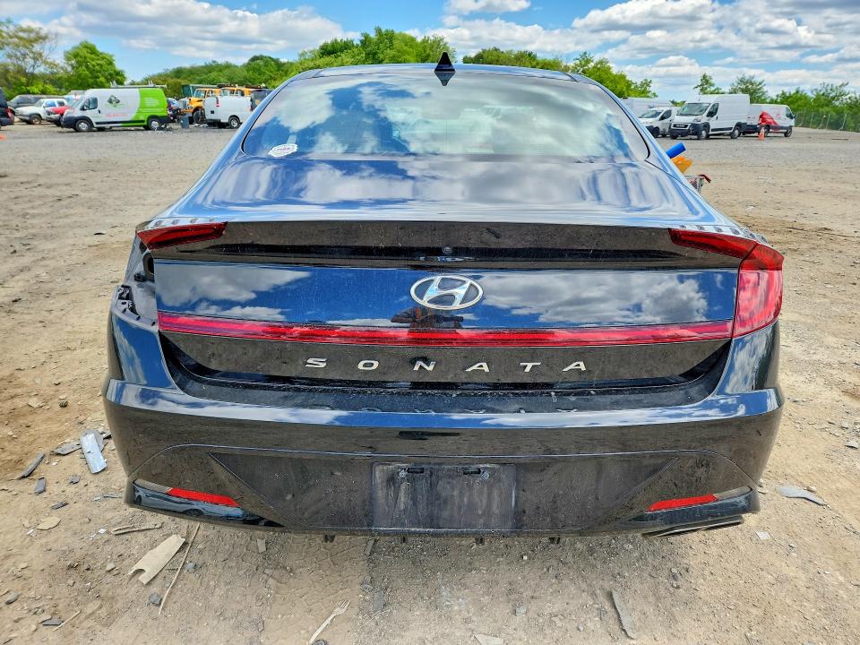 2020 Hyundai Sonata VIN 5NPEF4JAXLH001148 COPART salvage auction — SIDE, Md - Cert Of Salvage > 75% Damage, sold $2,100 on 2026-07-28 (photo 6)