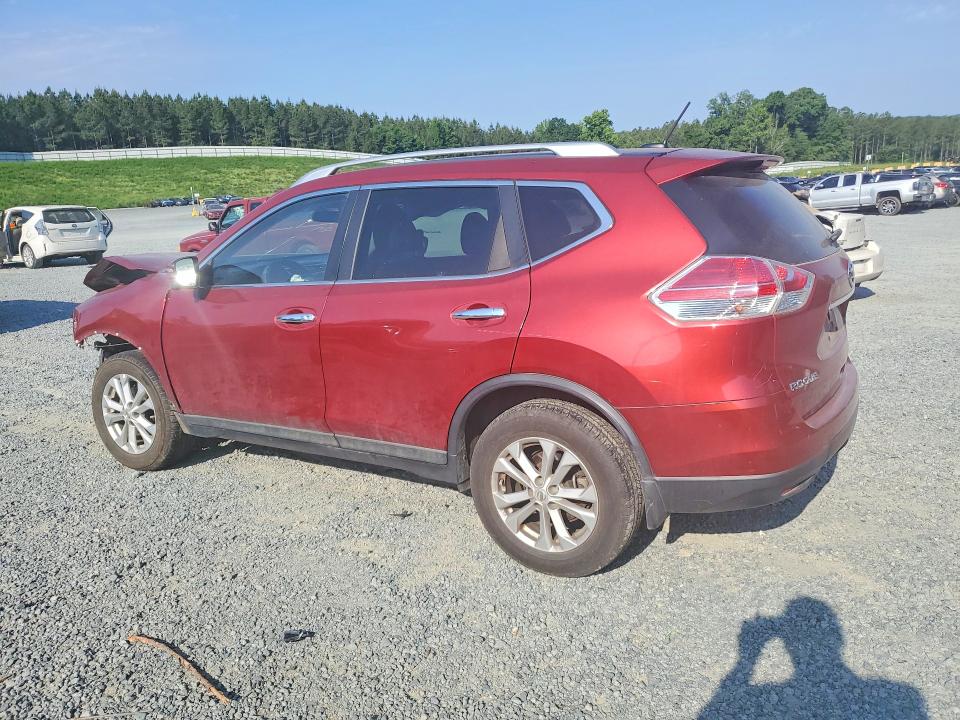 2015 Nissan Rogue VIN KNMAT2MT1FP571167 COPART salvage auction — FRONT END, Nc - Salvage Certificate Of Title, sold $550 on 2026-07-09 (photo 2)