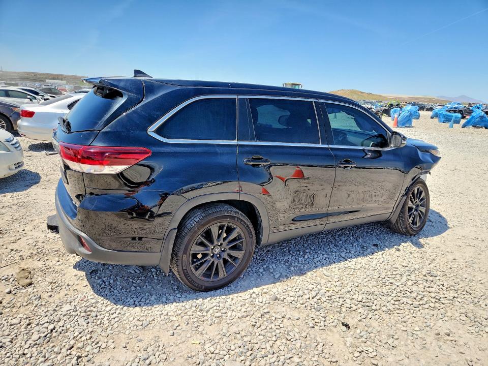 2019 Toyota Highlander VIN 5TDJZRFH3KS600281 COPART salvage auction — FRONT END, Co - Public - Salvage Title, sold $6,600 on 2026-07-10 (photo 3)