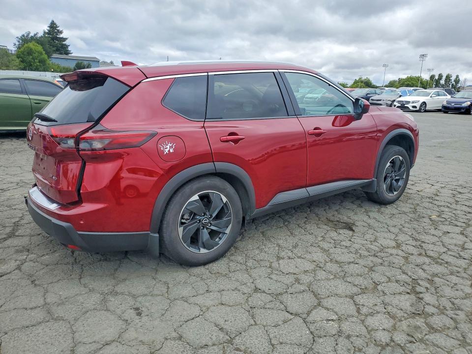 2024 Nissan Rogue VIN JN8BT3BB0RW173337 COPART salvage auction — REAR END, Ca - Salvage Certificate, sold $6,700 on 2026-07-10 (photo 3)