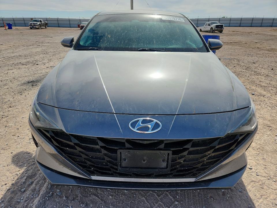 2022 Hyundai Elantra VIN KMHLM4AGXNU254072 COPART salvage auction — REAR END, Tx - Salvage Vehicle Title, sold $5,400 on 2026-07-15 (photo 5)