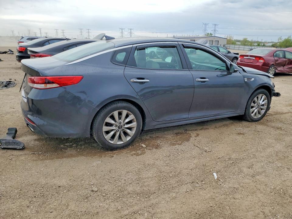 2017 Kia Optima VIN 5XXGT4L32HG153704 COPART salvage auction — FRONT END, Il - Salvage Certificate, sold $1,000 on 2026-07-21 (photo 3)