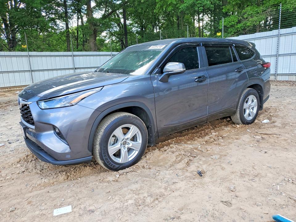 2023 Toyota Highlander VIN 5TDZARAH0PS526312 COPART salvage auction — FRONT END, Ga - Cert Of Title-Salvage, sold $15,700 on 2026-07-10 (photo 1)