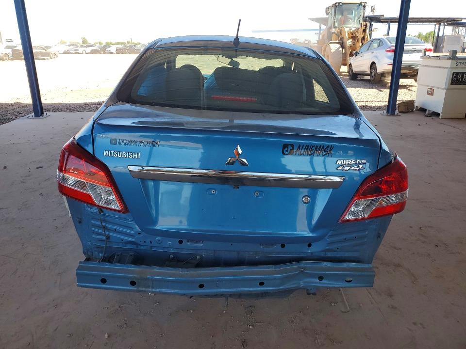 2018 Mitsubishi Mirage VIN ML32F3FJ3JHF08335 COPART salvage auction — FRONT END, AZ - CERT OF TITLE - SALVAGE, sold $225 on 2026-07-30 (photo 6)