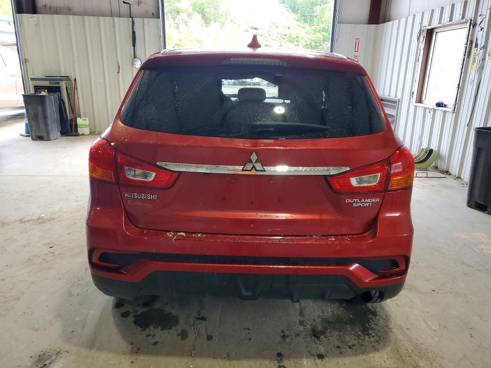 2018 Mitsubishi Outlander VIN JA4AP3AU8JU024151 COPART salvage auction — ROLLOVER, Pa - Cert Of Title, sold $3,350 on 2026-07-02 (photo 6)