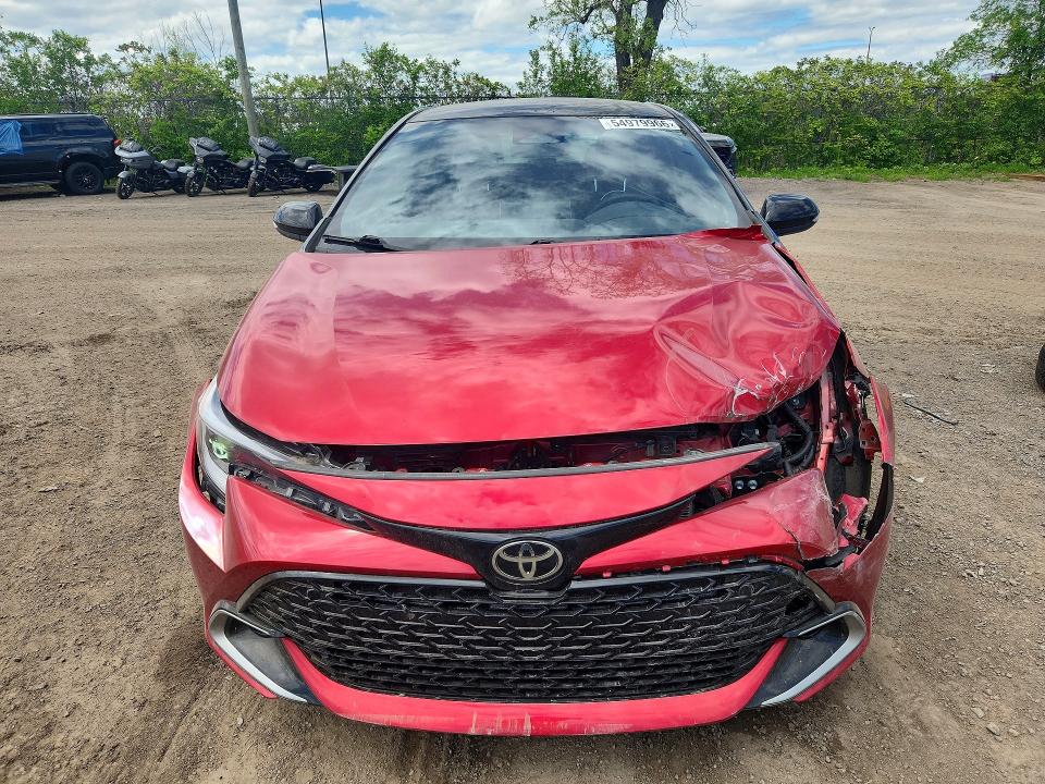 2025 Toyota Corolla VIN JTNK4MBE1S3244315 COPART salvage auction — FRONT END, Qc - Gravement Accidente, sold $8,700 on 2026-07-28 (photo 5)