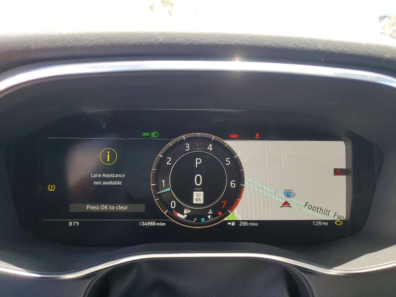2024 Jaguar F-pace VIN SADCT2EX9RA728627 COPART salvage auction — REAR END, Ca - Salvage Certificate, sold $13,700 on 2026-07-14 (photo 9)