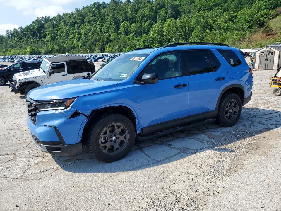 2025 Honda Pilot VIN 5FNYG1H63SB193178 COPART salvage auction — FRONT END, Wv - Salvage Certificate, sold $15,100 on 2026-07-09 (photo 1)
