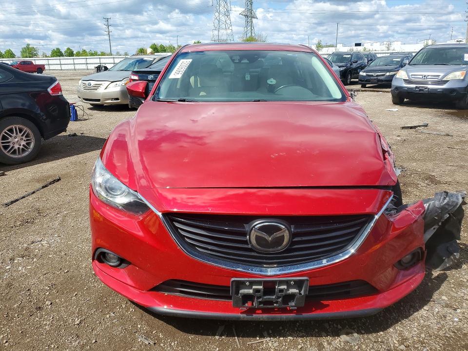 2014 Mazda VIN JM1GJ1W62E1135298 COPART salvage auction — FRONT END, Il - Salvage Certificate, sold $900 on 2026-07-21 (photo 5)