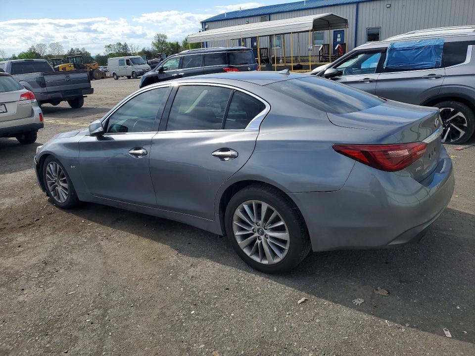 2018 Infiniti Q50 VIN JN1EV7AR4KM554749 COPART salvage auction — FRONT END, Pa - Certificate Of Salvage, sold $2,950 on 2026-07-02 (photo 2)