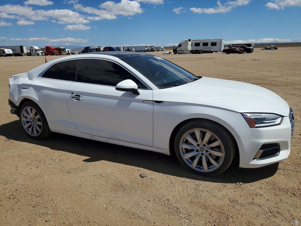 2018 Audi A5 VIN WAUNNAF5XJA000659 COPART salvage auction — REAR END, Ca - Salvage Certificate, sold $6,600 on 2026-07-06 (photo 4)