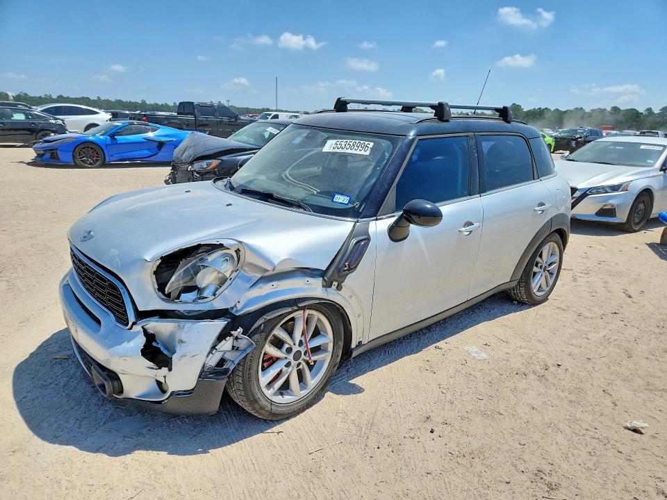 2012 Mini VIN WMWZC3C55CWL87408 COPART salvage auction — FRONT END, Tx - Salvage Vehicle Title, sold $1,100 on 2026-07-17 (photo 1)