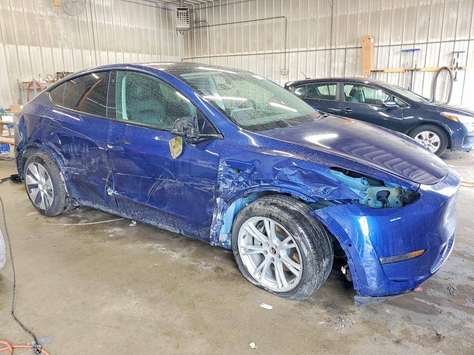 2021 Tesla Model y VIN 5YJYGAEE7MF251596 COPART salvage auction — FRONT END, Pa - Certificate Of Salvage, sold $6,100 on 2026-07-13 (photo 4)