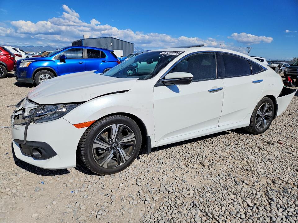 2016 Honda Civic VIN 19XFC1F9XGE030699 COPART salvage auction — REAR END, Ut - Salvage Certificate, sold $3,000 on 2026-07-02 (photo 1)