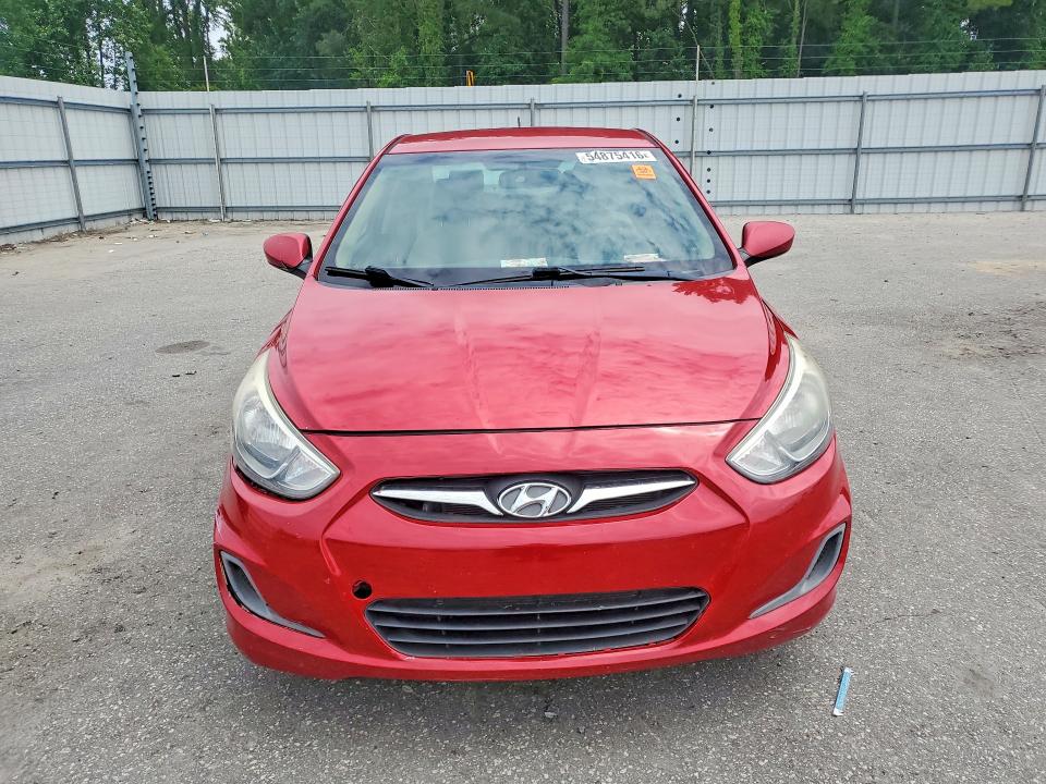 2017 Hyundai Accent VIN KMHCT4AE3HU334318 COPART salvage auction — FRONT END, Nc - Salvage Certificate Of Title, sold $725 on 2026-07-30 (photo 5)