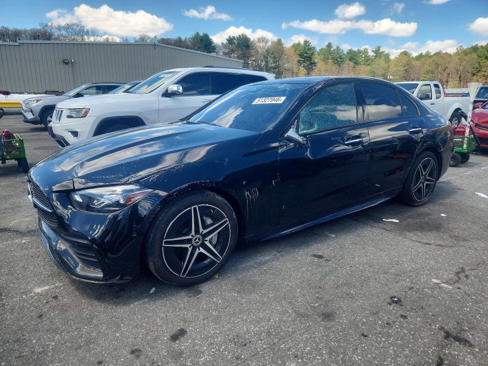 2024 Mercedes-benz C-klasse VIN W1KAF4HB7RR182309 COPART salvage auction — SIDE, Id - Salvage Certificate Of Title, sold $13,500 on 2026-07-28 (photo 1)