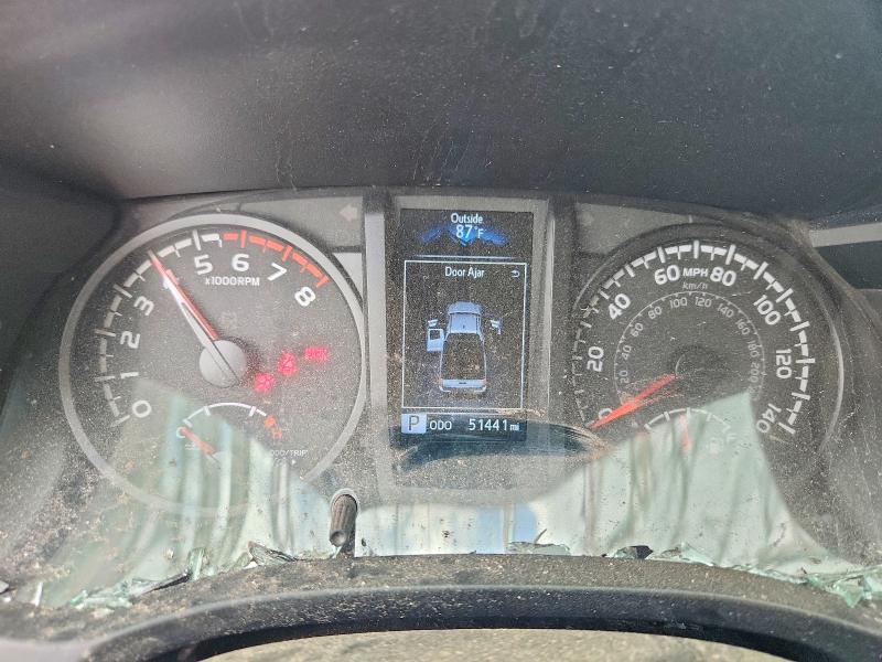 2022 Toyota Tacoma VIN 3TYRX5GN4NT059059 COPART salvage auction — ROLLOVER, Tx - Certificate Of Title (P), sold $6,800 on 2026-09-03 (photo 9)