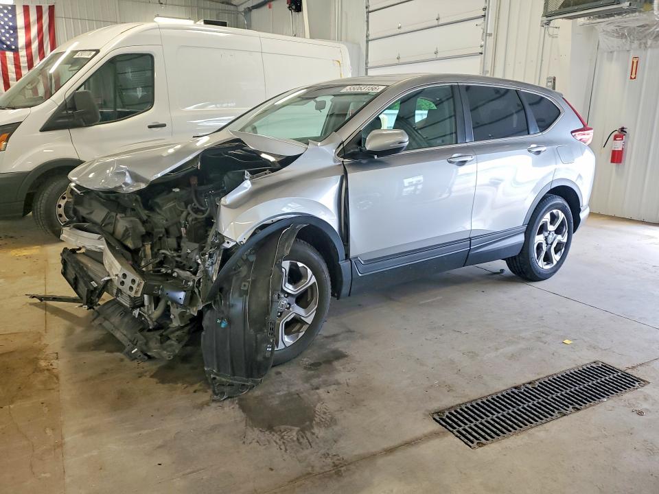2018 Honda Cr-v VIN 7FARW2H58JE074789 COPART salvage auction — FRONT END, Mn - Cert Of Title-Salvage, sold $4,750 on 2026-07-14 (photo 1)