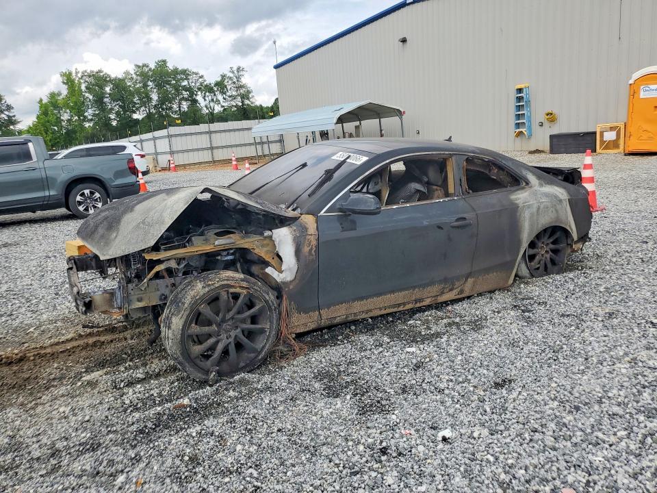 2013 Audi A5 VIN WAULFAFR9DA077518 COPART salvage auction — BURN, Sc - Cert Of Title-Salvage Fire, sold $350 on 2026-07-20 (photo 1)