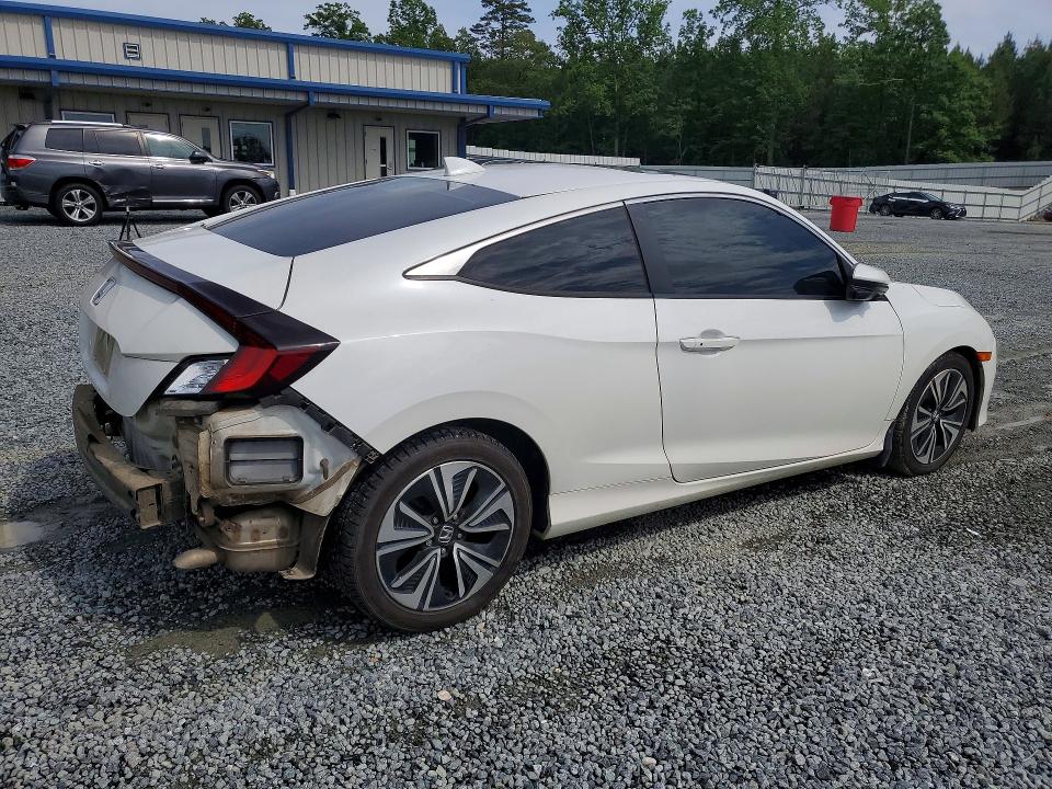 2018 Honda Civic VIN 2HGFC3B7XJH352420 COPART salvage auction — REAR END, Nc - Salvage Certificate Of Title, sold $6,200 on 2026-07-02 (photo 3)
