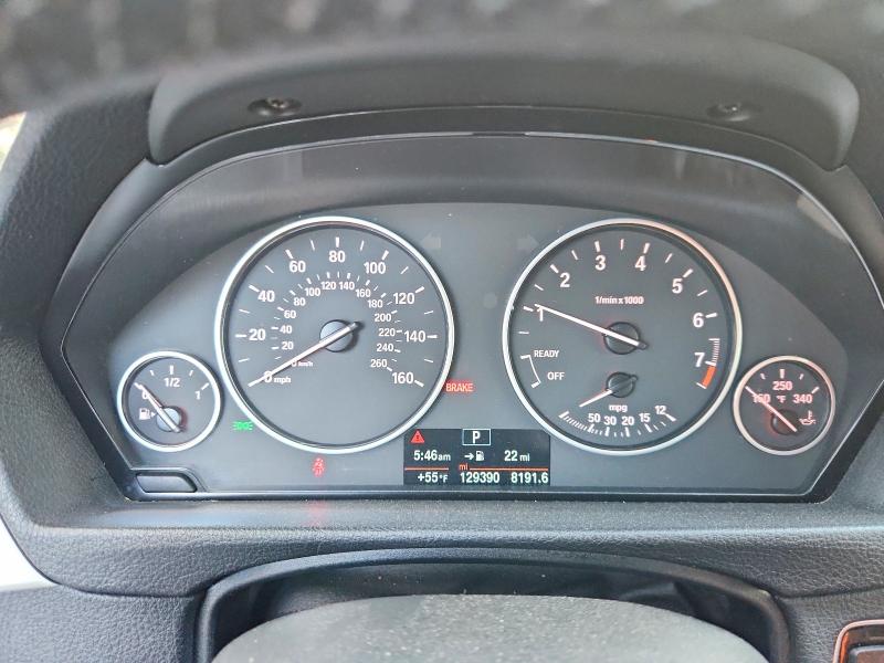 2017 BMW 3er VIN WBA8E1G38HNU18618 COPART salvage auction — FRONT END, Ca - Salvage Certificate, sold $825 on 2026-07-28 (photo 9)