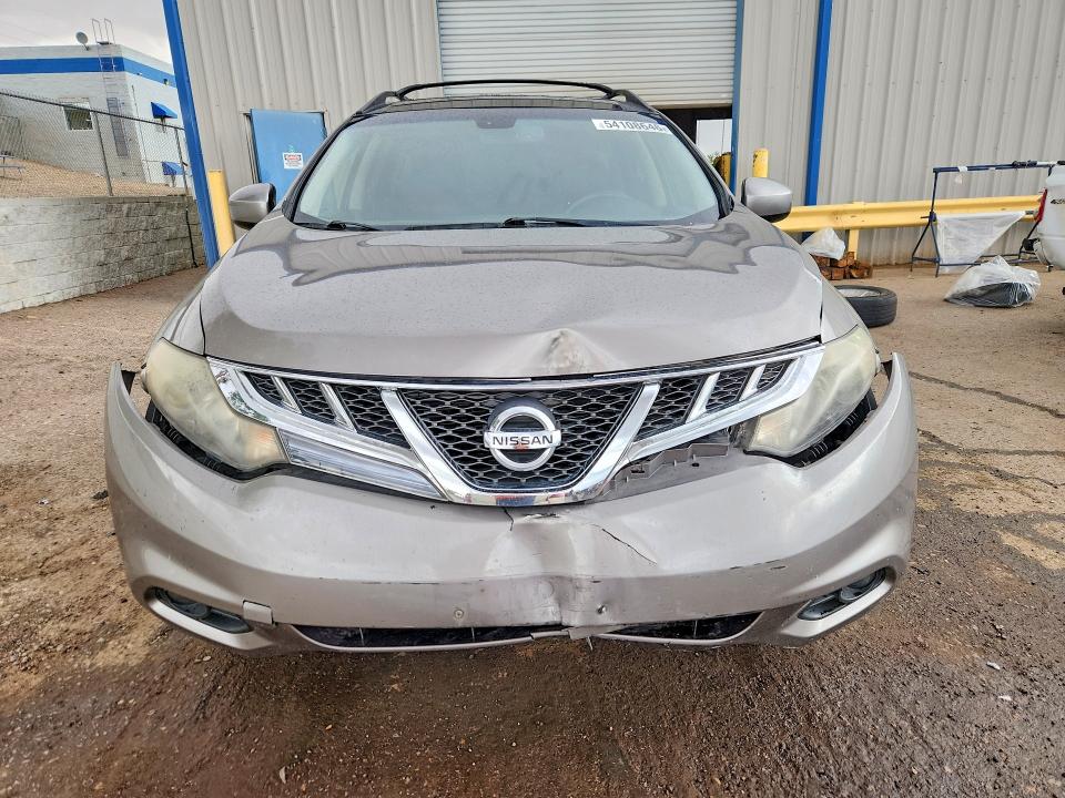 2011 Nissan Murano VIN JN8AZ1MWXBW158994 COPART salvage auction — FRONT END, Nm - Cert Of Title-Salvage, sold $975 on 2026-07-16 (photo 5)