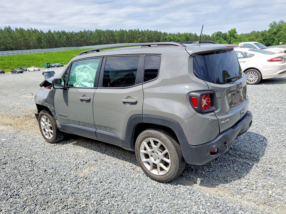 2020 Jeep Renegade VIN ZACNJBBB2LPL52909 COPART salvage auction — FRONT END, Nc - Salvage Certificate Of Title, sold $1,050 on 2026-08-06 (photo 2)