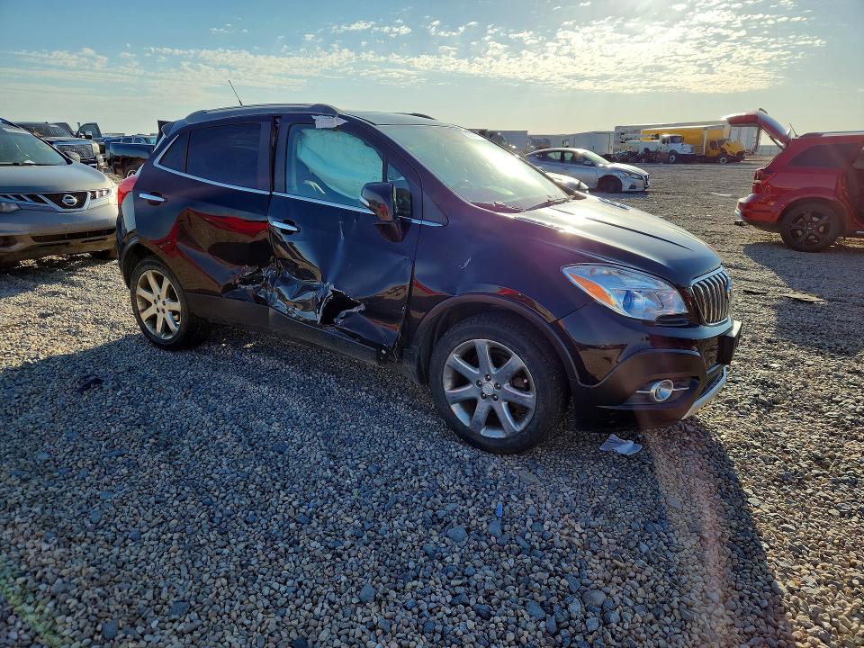 2014 Buick Encore VIN KL4CJGSBXEB586181 COPART salvage auction — SIDE, Tx - Salvage Vehicle Title, sold $1,150 on 2026-07-07 (photo 4)