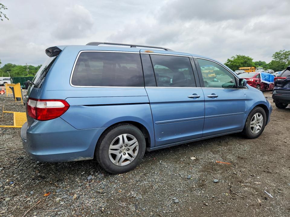 2007 Honda Odyssey VIN 5FNRL38487B005255 COPART salvage auction — FRONT END, MD - CERT OF SALVAGE > 75% DAMAGE, sold $500 on 2026-07-09 (photo 3)