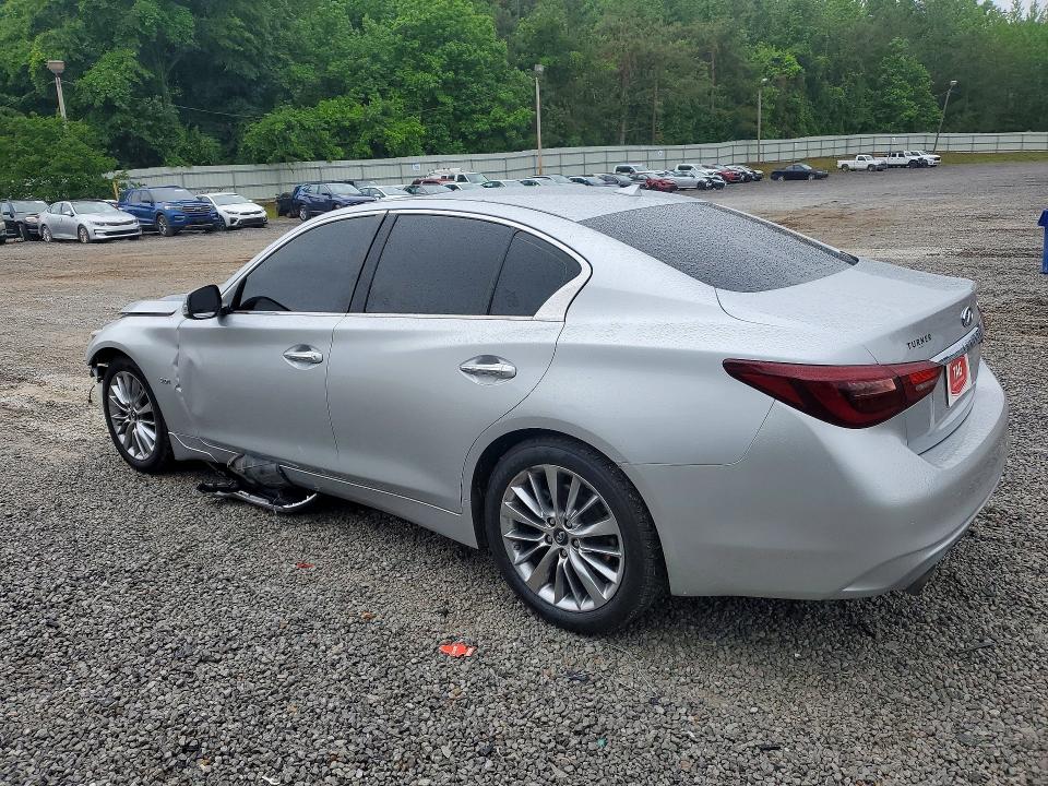 2019 Infiniti Q50 VIN JN1EV7AP2KM514619 COPART salvage auction — FRONT END, Id - Salvage Certificate Of Title, sold $90 on 2026-07-29 (photo 2)