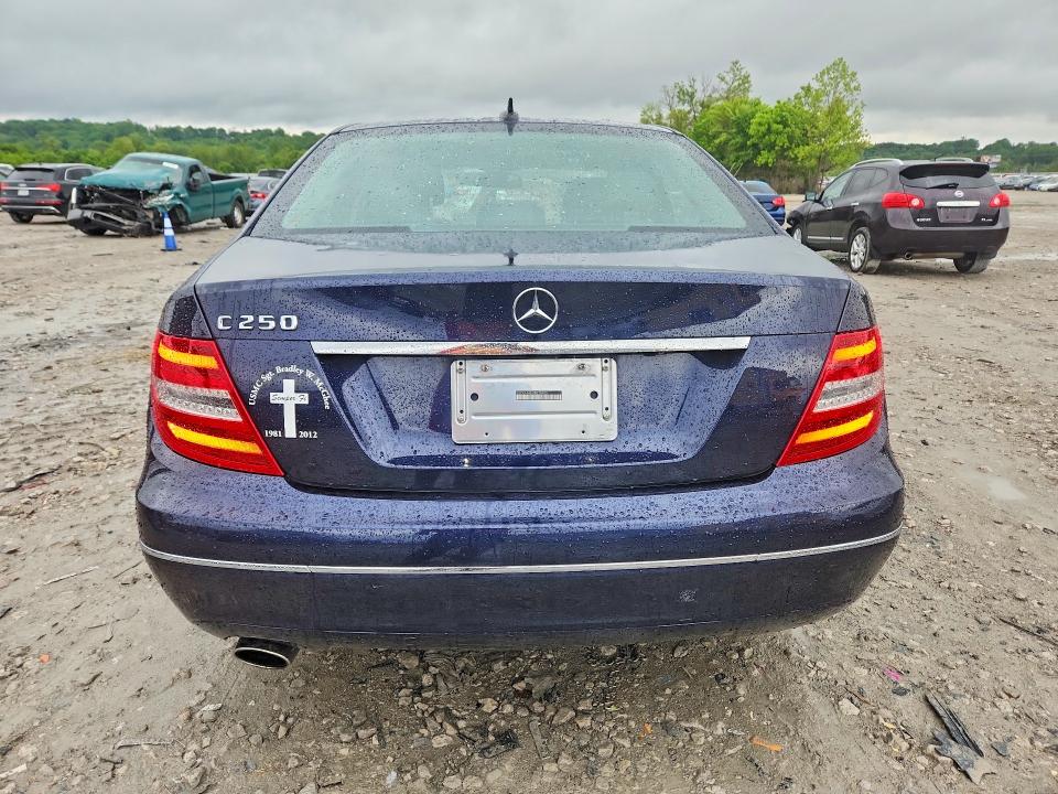 2013 Mercedes-benz C-klasse VIN WDDGF4HBXDR275425 COPART salvage auction — SIDE, Il - Salvage Certificate, sold $1,700 on 2026-07-08 (photo 6)