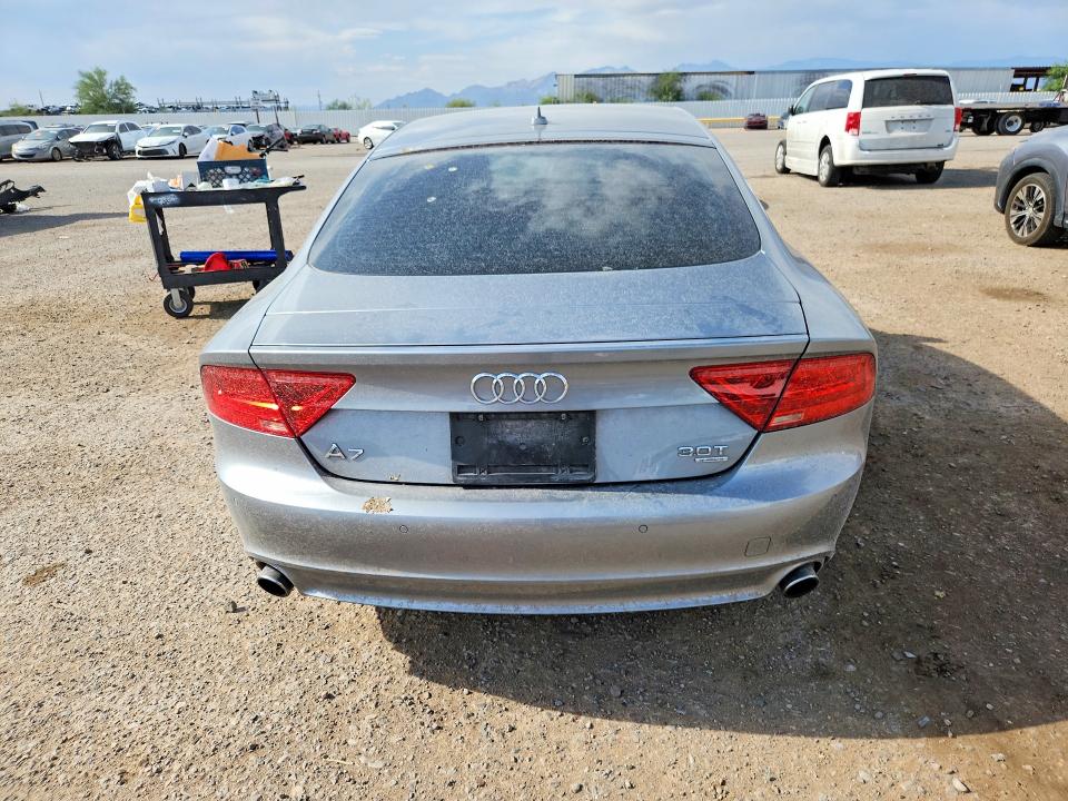 2014 Audi A7 VIN WAUWGAFC1EN072037 COPART salvage auction — MECHANICAL, Az - Cert Of Title - Salvage, sold $750 on 2026-07-06 (photo 6)