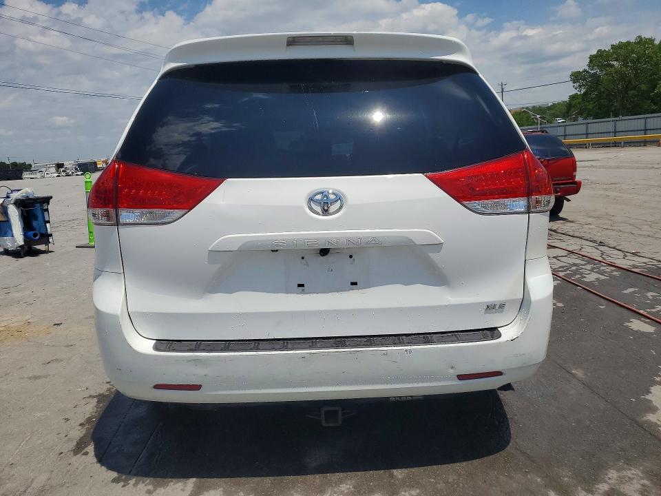 2014 Toyota Sienna VIN 5TDYK3DC3ES492420 COPART salvage auction — FRONT END, Tn - Salvage Certificate, sold $2,350 on 2026-07-27 (photo 6)